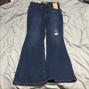 Levi's Women's Indigo Wide Leg Jeans